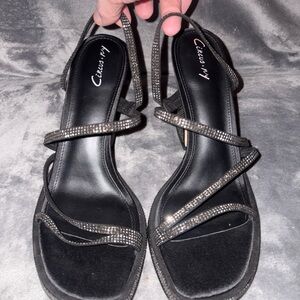 Circus By Sam Edelman Women’s Crystal Heels Black Size 9.5W MSRP $100 23930